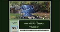 Desktop Screenshot of moravianfallscampground.com